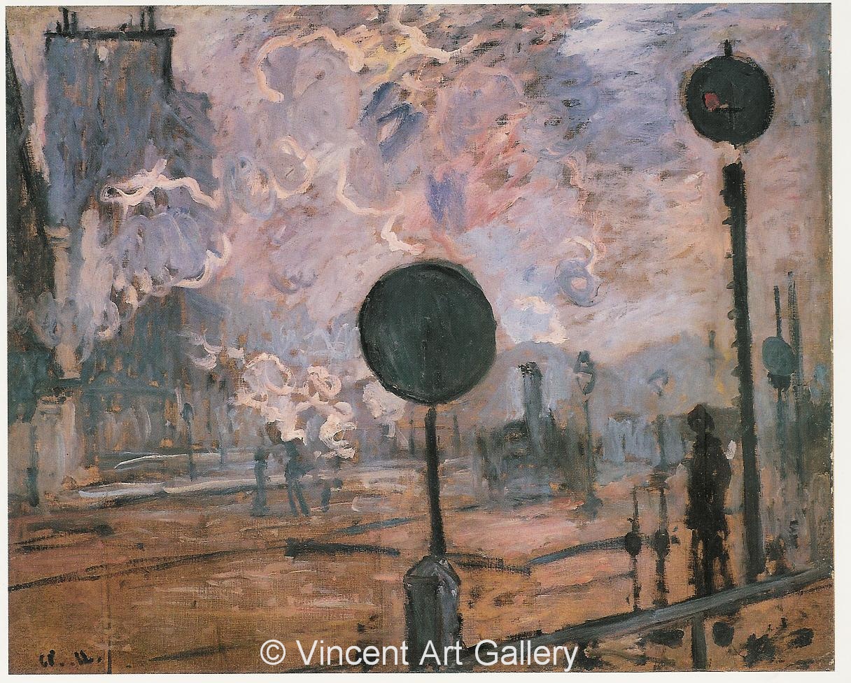 A4225, MONET, Exterior of Saint-Lazare Station (The Signal)